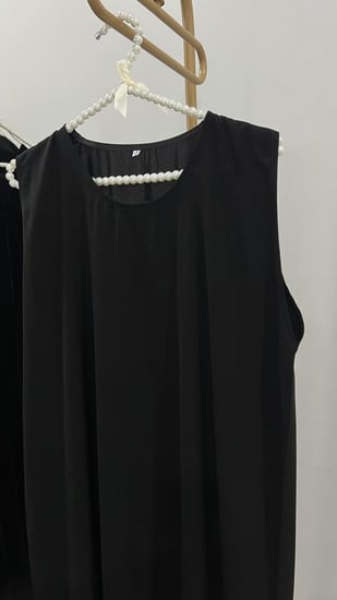 فستان عبايه قماش ملكي