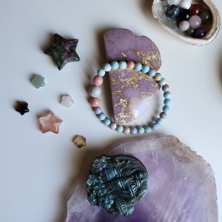 إسوارة الأناقة و الجمال من حجر أقيت ألآشان Alashan Agate لون طبيعي)غير مصبوغ)