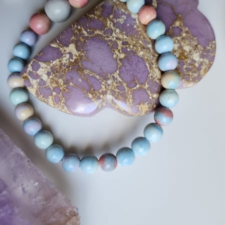إسوارة الأناقة و الجمال من حجر أقيت ألآشان Alashan Agate لون طبيعي)غير مصبوغ)