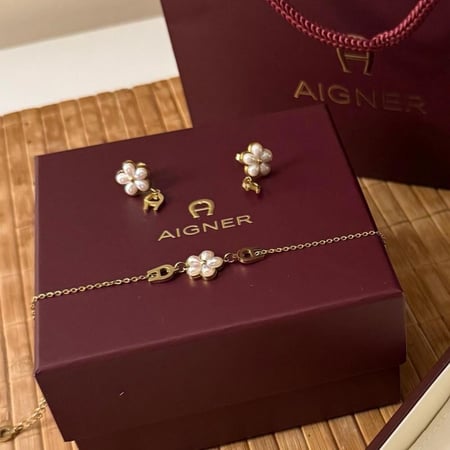 طقم اقنر سلسال وحلق +اسواره