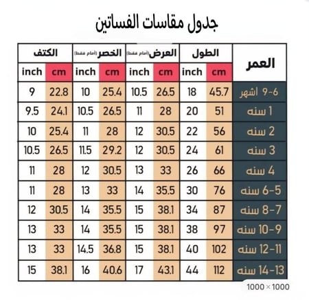 فستان اليوم الوطني تصميم جديد ومميز