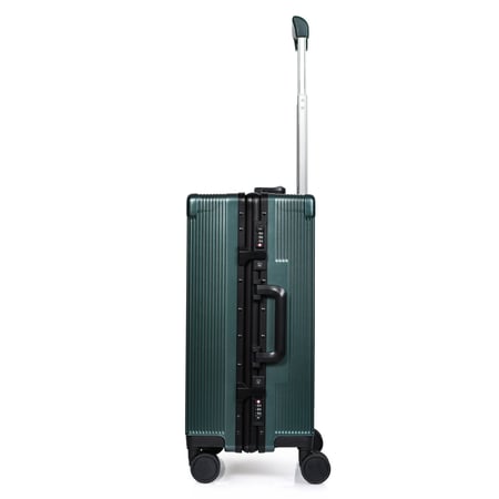 شنط سفر الومنيوم مورانو سبشل 20 أنش كبينة الطائرة اخضر زيتي