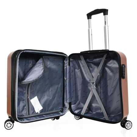 مورانو شنط سفر فايبر 20 أنش كبينة الطائرة روز