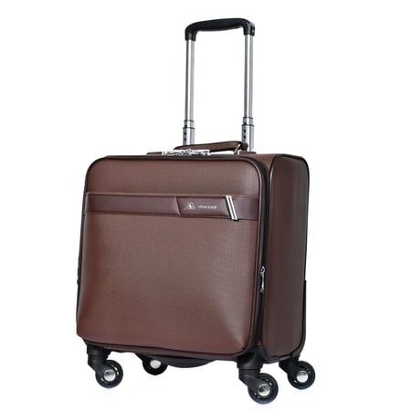 شنطة سفر جلد من مورانو مقاس 16 أنش متعدد الالوان