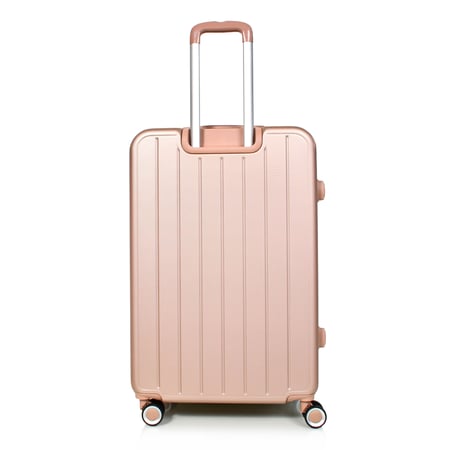 مورانو طقم شنط سفر فايبر اربع قطع روز جولد