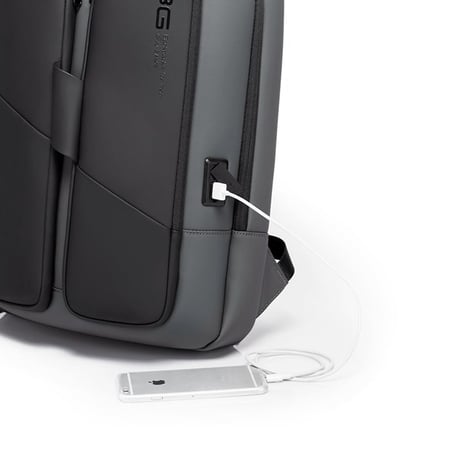 شنطه ظهر لاب توب مقاومة للماء للرجال من بانج فاشن مع USB