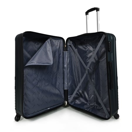 مورانو طقم شنط سفر فايبر 3 قطع مخطط اخضر