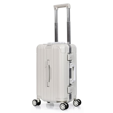 مورانو شنط سفر الومنيوم من مورانو مقاس 20 أنش بيجي