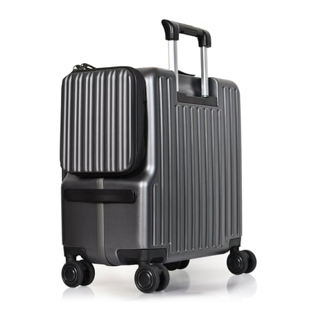 مورانو شنط سفر كبينة الطائرة مورانو سبشيل فايبر رمادي 18 انش رمادي