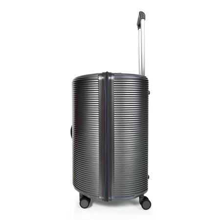 طقم شنط سفر مورانو 4 قطع بتصميم أسطواني جديد رمادي