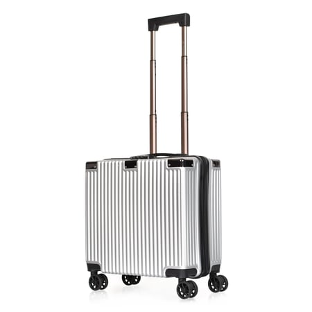 مورانو شنط سفر فايبر18 أنش كبينة الطائرة سلفر