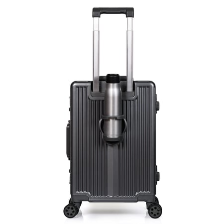 شنط سفر الومنيوم مورانو سبشل 20 أنش كبينة الطائرة رمادي