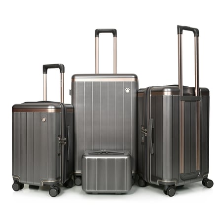 مورانو سبشل طقم شنط سفر فايبر اربع قطع رمادي