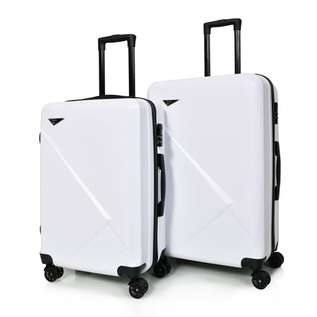 مورانو طقم شنط سفر فايبر ثلاثة قطع أبيض