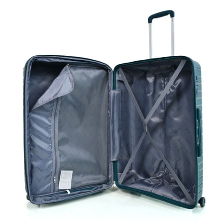 طقم شنط سفر مورانو مصنوع من البولي بروبلين 3 قطع أخضر غامق