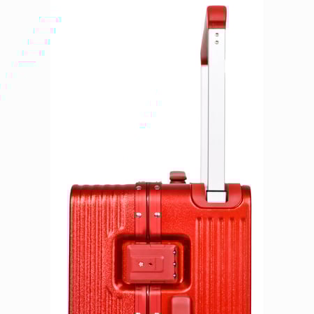 مورانو شنط سفر كبينة الومنيوم بدون سحاب 20 انش احمر