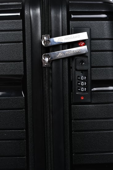 شنطة سفر مورانو من البولي بروبلين مخصصة لكبينة الطائرة 20 انش أسود