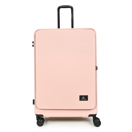 مورانو طقم شنط سفر لون روز قولد مكون من 3 حقائب وردي