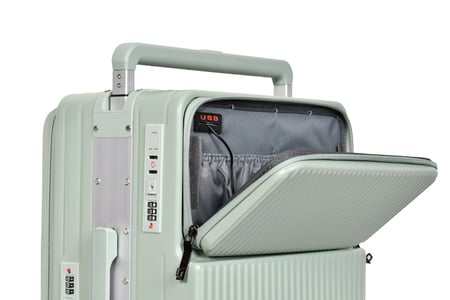 حقيبة سفر من مورانو 20 بوصه (أخضر)