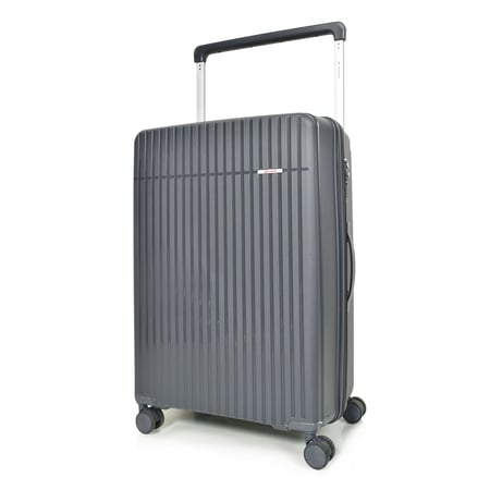 مورانو شنط سفر 3 حقائب لون رصاصي ضد الكسر مصنوع من البولي بروبلين PP