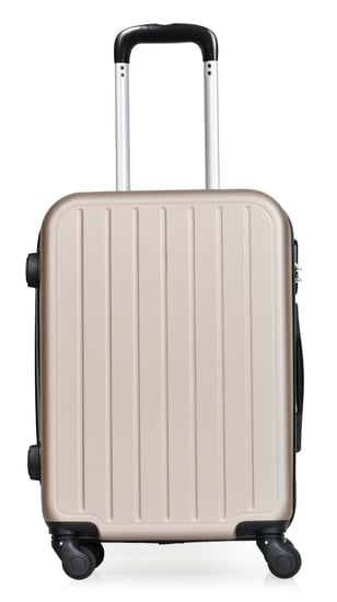 مورانو شنط سفر فايبر 20 أنش كبينة الطائرة ذهبي