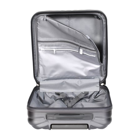 مورانو شنط سفر فايبر18 أنش كبينة الطائرة رمادي