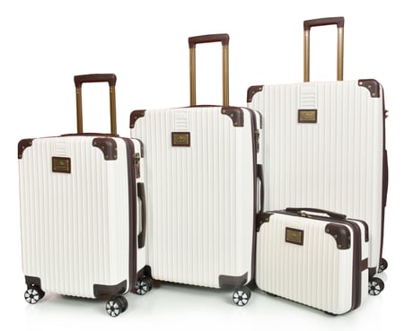 مورانو طقم شنط سفر فايبر 4 قطع