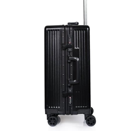 شنط سفر الومنيوم مورانو سبشل 20 أنش كبينة الطائرة اسود