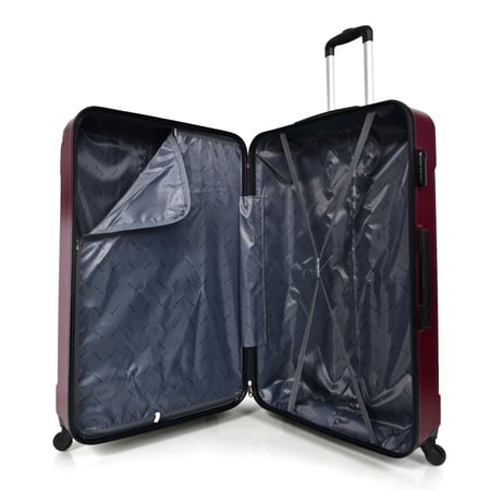 مورانو طقم شنط سفر فايبر أربع قطع عنابي