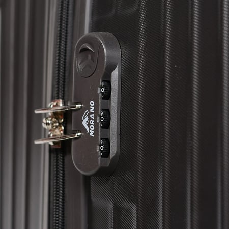 مورانو طقم شنط سفر فايبر ثلاثة قطع رمادي