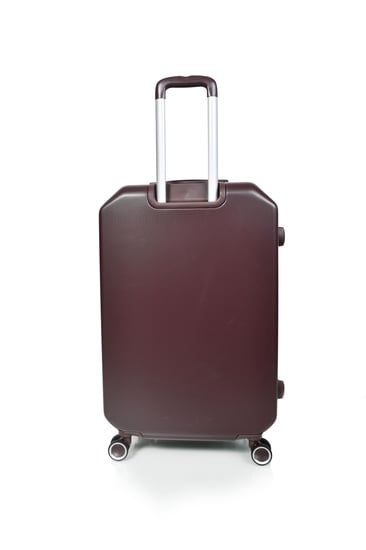 طقم شنط سفر مورانو فايبر بتصميم معين هندسي مكون من 4 قطع عودي