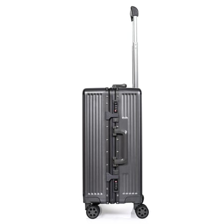 شنط سفر الومنيوم مورانو سبشل 20 أنش كبينة الطائرة رمادي