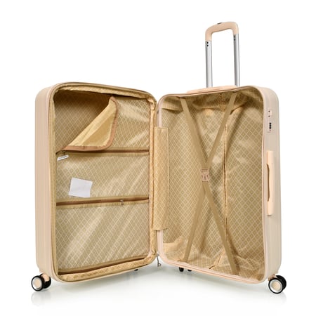 مورانو طقم شنط سفر فايبر اربع قطع بيج