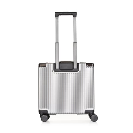 مورانو شنط سفر الومنيوم 18 أنش كبينة الطائرة سلفر