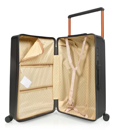 مورانو طقم شنط سفر فايبر يد عريض ثلاثة قطع لون رمادي