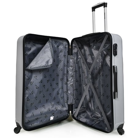 مورانو طقم شنط سفر فايبر ثلاثة قطع سلفر