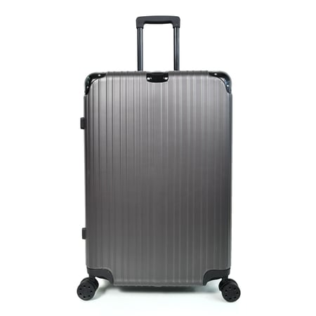 طقم شنط سفر الومنيوم مورانو ثلاثة قطع تصميم أنيق ومتين رمادي