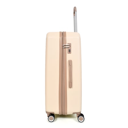 طقم شنط سفر الدرعية من مورانو مكون من 4 قطع فاخر لون بيج كاكي