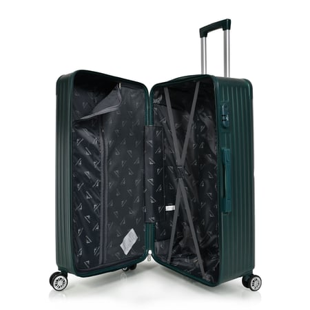 مورانو طقم شنط سفر فايبر ثلاثة قطع أخضر