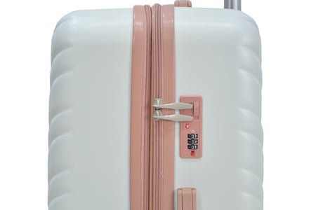 طقم شنط من 3 قطع + 1 مكياج من Star Line (أبيض)