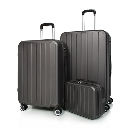 مورانو طقم شنط سفر فايبر اربع قطع رمادي