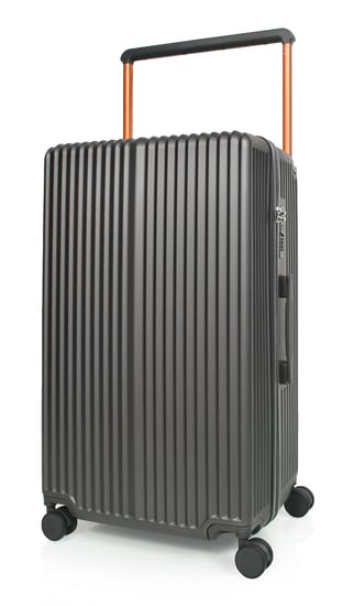 مورانو طقم شنط سفر فايبر يد عريض ثلاثة قطع لون رمادي