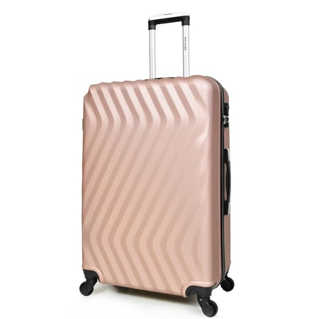 مورانو طقم شنط سفر فايبر ثلاثة قطع روز