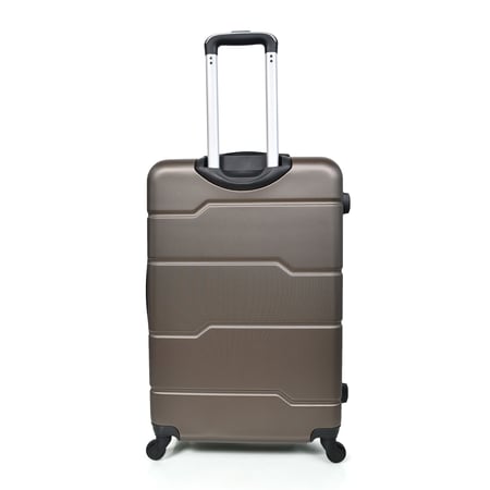 طقم  شنط سفر فايبر مورانو ثلاث قطع لون كوفي