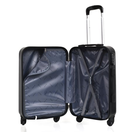 مورانو شنط سفر  فايبر كبينة الطائرة 20 انش أسود