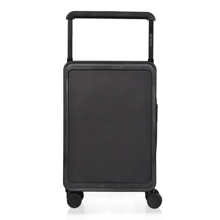 مورانو شنط سفر فايبر  20 انش بجيب أمامي أسود