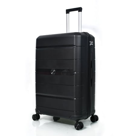 مورانو شنط سغر غير قابلة للكسر من بولي بروبلين pp عالية الجودة 4 قطع اسود