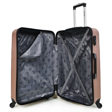 مورانو طقم شنط سفر فايبر ثلاثة قطع روز