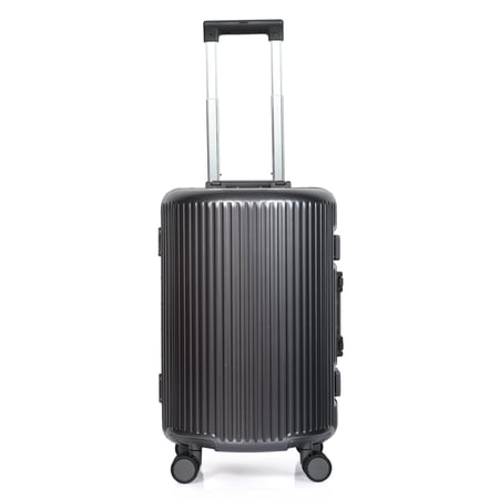 شنط سفر الومنيوم من مورانو لكبينة الطائرة مقاس 20انش رمادي غامق