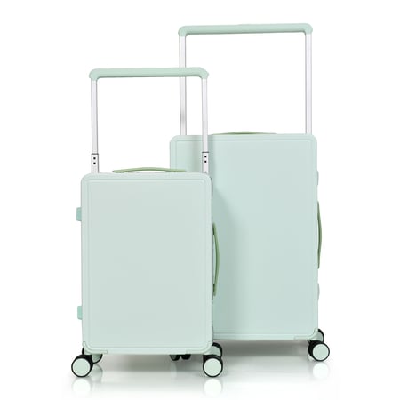 مورانو طقم شنط سفر فاخر قطعتين الومنيوم تفاحي